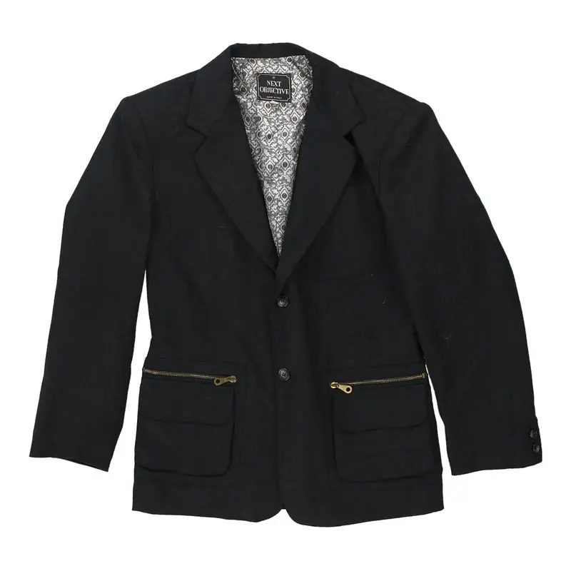 Next Objective Blazer - Medium Navy Wool Blend