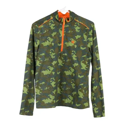 Age 13-14 Champion Camo Fleece - XL Green Polyester