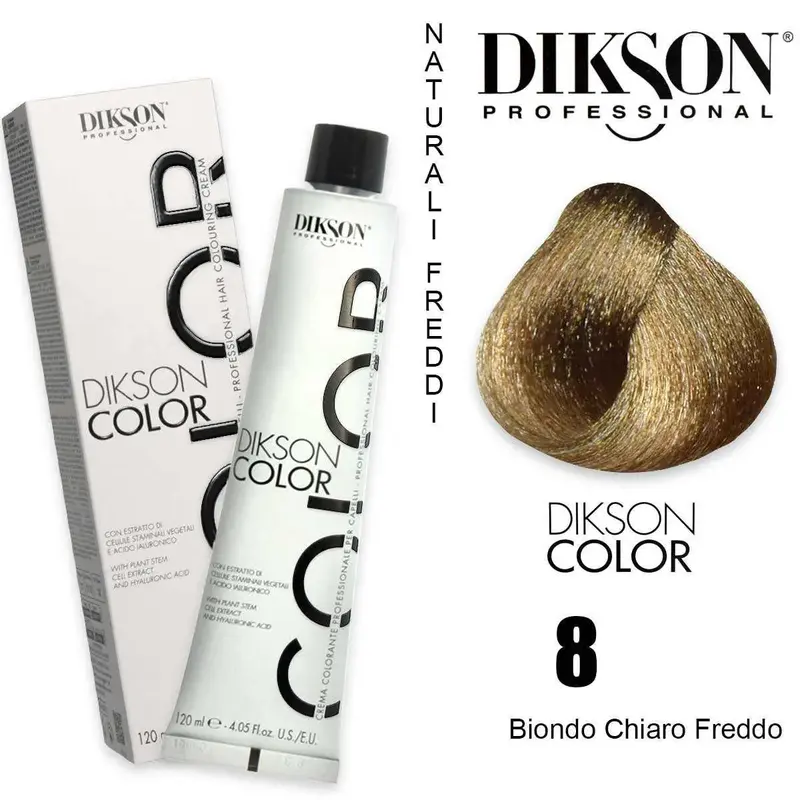 Dikson Color 120 Ml 8 Light Cold Blonde