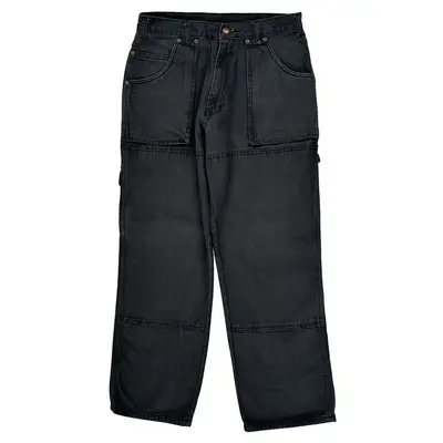 Dickies Carpenter Trousers - 31″ Waist Black Cotton