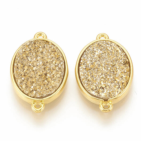 Druzy Resin Links connectors