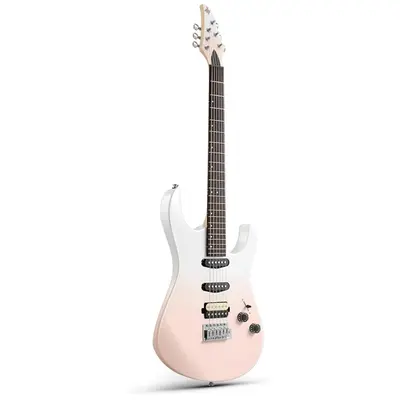 Donner DMT-66 Electric Guitar - Pink-White gradient