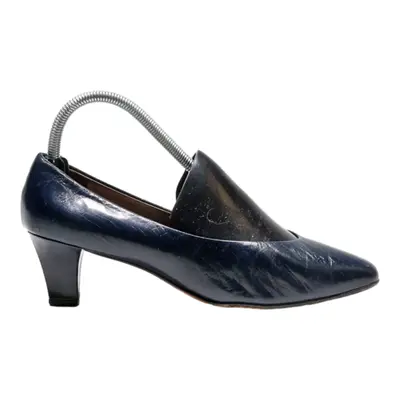 BALLY Court Heels Blue Synthetic Womens UK 4