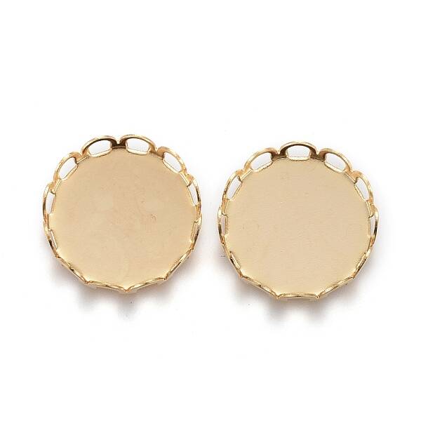 304 Stainless Steel Cabochon Settings