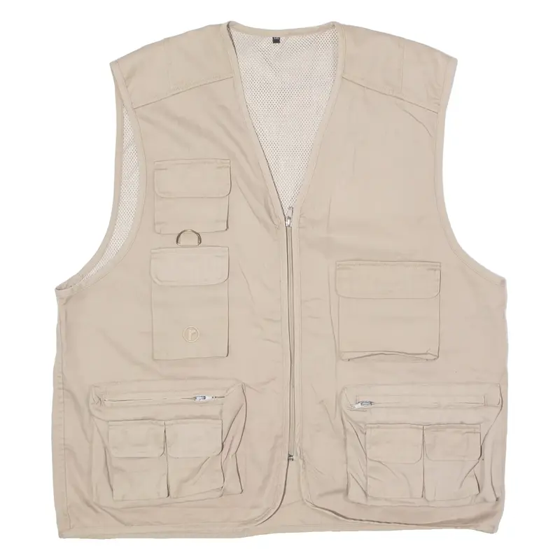 RUKKA Utility Mens Jacket Beige Twill 2XL