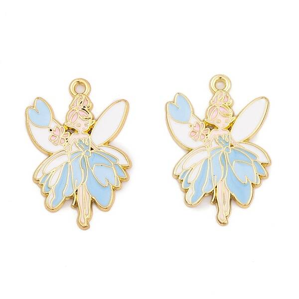 Rack Plating Alloy Enamel Pendants
