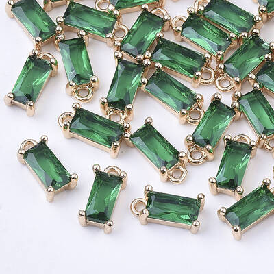 Transparent Glass Charms