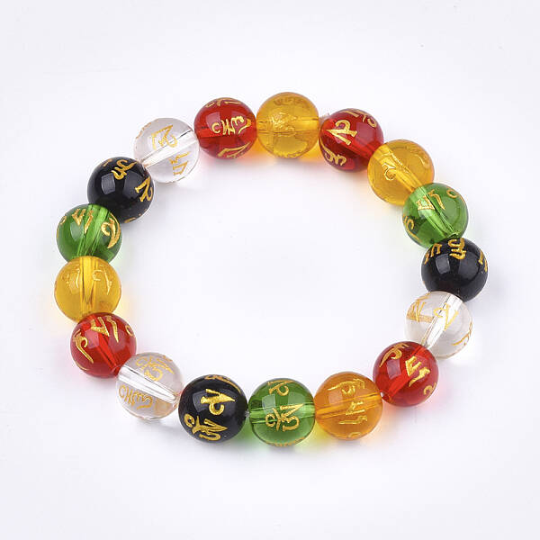 Natural Agate Mala Bead Bracelets