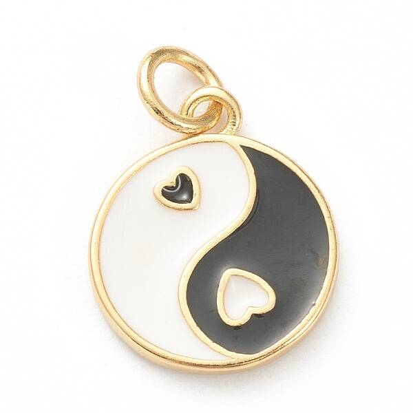 Brass Enamel Pendants