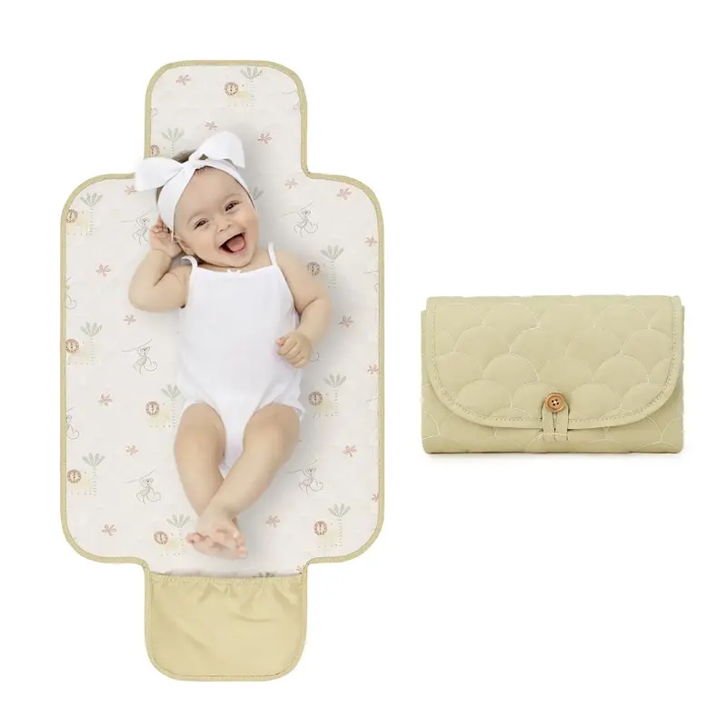 Portable Baby Diaper Changing Mat, Foldable Baby Diaper Pad, Multifunctional Baby Changing Pad, Baby Travel Essentials