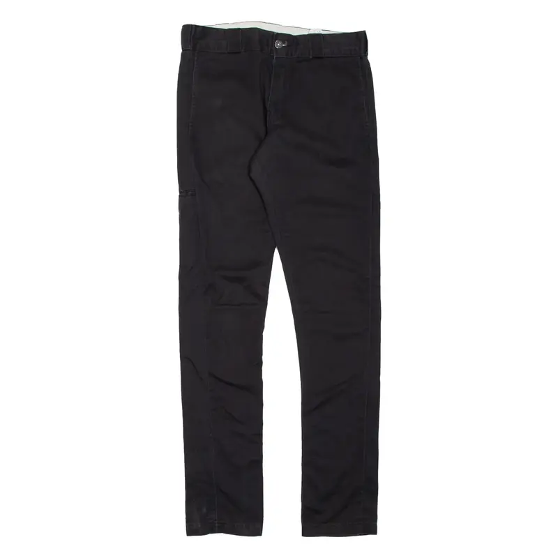 DICKIES Chino Mens Trousers Black Regular Tapered W30 L33