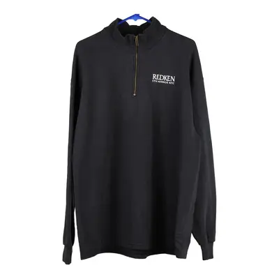 Redken Lee 1/4 Zip - Large Grey Cotton