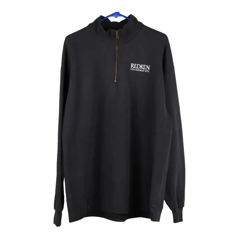 Redken Lee 1/4 Zip - Large Grey Cotton