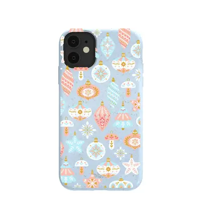 Powder Blue Bauble Blues iPhone 11 Case