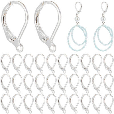 Brass Leverback Earring Findings
