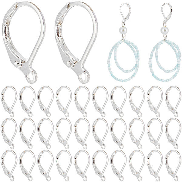 Brass Leverback Earring Findings