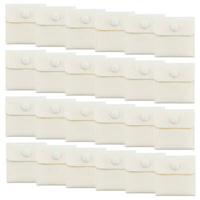 24Pcs Square Velvet Jewelry Bags