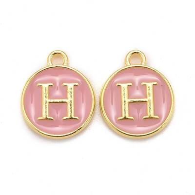 Golden Plated Alloy Enamel Charms