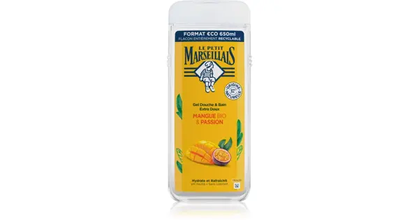 Le petit marseillais Organic Mango & Passion Extra Delicate Shower Gel - 650 ml