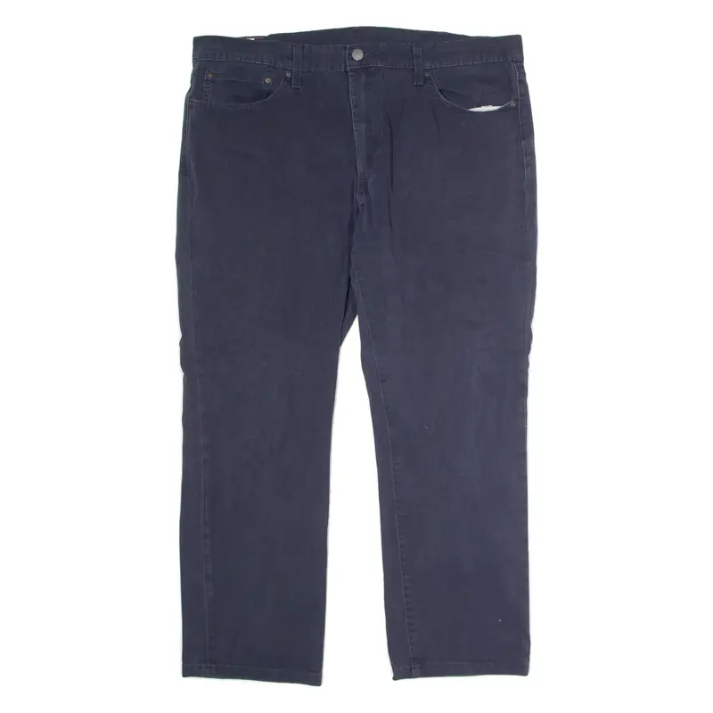 LEVI'S 511 Chino Mens Twill Trousers Blue Slim Straight W38 L26