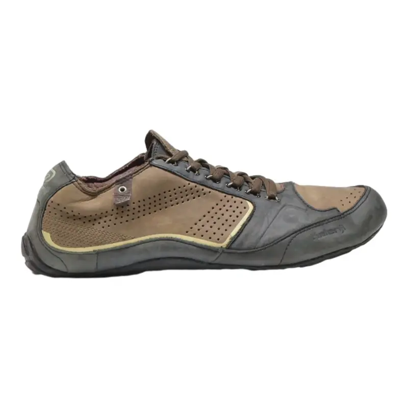KALENJI Sneaker Trainers Brown Leather Mens UK 9.5