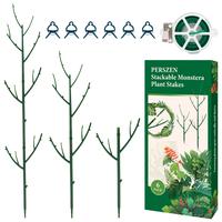 PERSZENStackable Monstera Plant Support Stakes, Plant Support Stakes for Indoor Plants Tall, Plant Climbing Support for Monst...