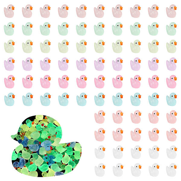 80Pcs 8 Colors Luminous Plastic Display Decoration