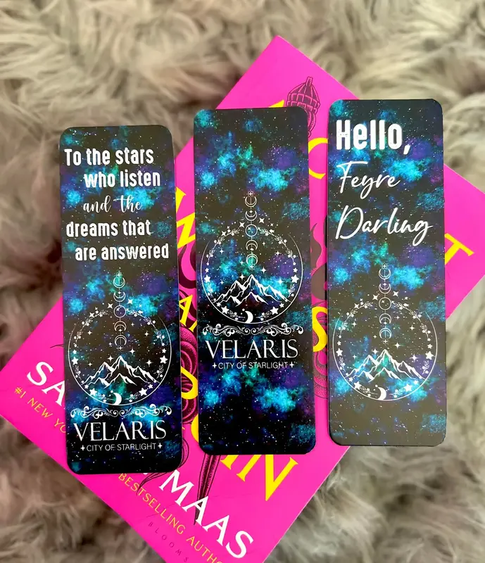 Velaris Acotar Bookmark Set Of 3