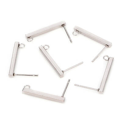 Non-Tarnish 304 Stainless Steel Stud Earring Findings