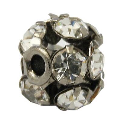 Brass Rhinestone Beads