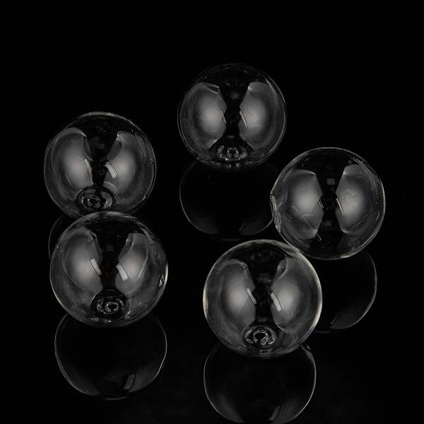 Handmade Blown Glass Globe Ball Bottles