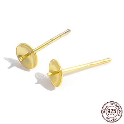 925 Sterling Silver Stud Earring Findings