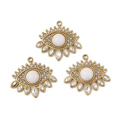 Natural White JadeEye Pendants