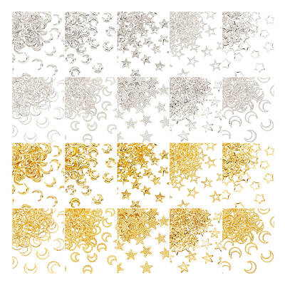 1400Pcs 20 Style Brass Cabochons