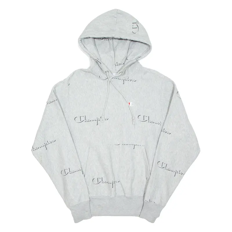 CHAMPION REVERSE WEAVE Womens Grey Hoodie S