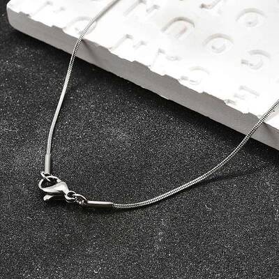Tarnish Resistant 304 Stainless Steel Snake Chain Necklaces