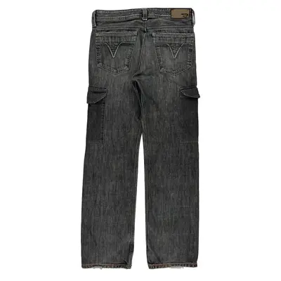 Diesel Cargo Jeans - 32W 32L Black Cotton