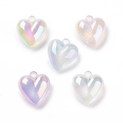 UV Plating Luminous Transparent Acrylic Beads