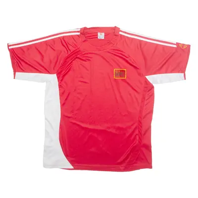 RACING GOD Yares Mens Football Shirt Jersey Red 3XL