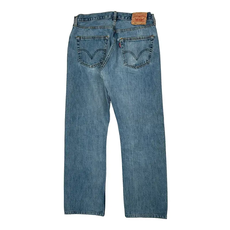 501 Levis Jeans - 32W 30L Blue Cotton
