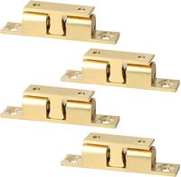 Double Ball Tension Roller Catch Latch for Cabinet, Closet & Furniture Doors,67mm Solid Brass Adjustable Door Catches Hardwar...
