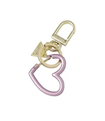 Guess, Metal Keychain, Heart Shape, RW7424, Purple