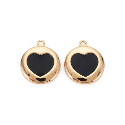 Brass Enamel Pendants