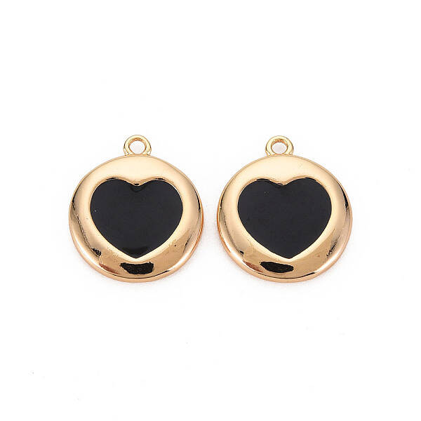 Brass Enamel Pendants