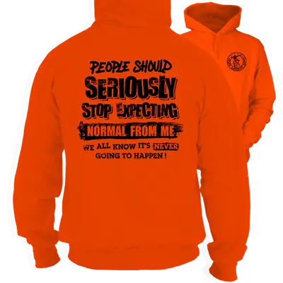 Should Stop Expecting - Safety Orange Hoodie