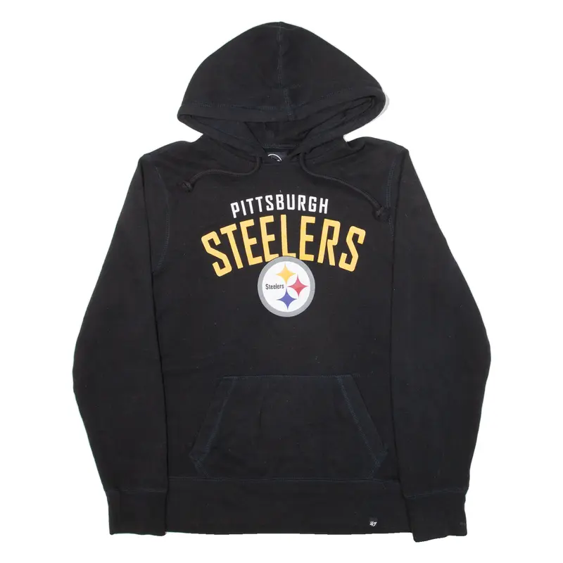 47 Pittsburgh Steelers Mens Black Hoodie USA S