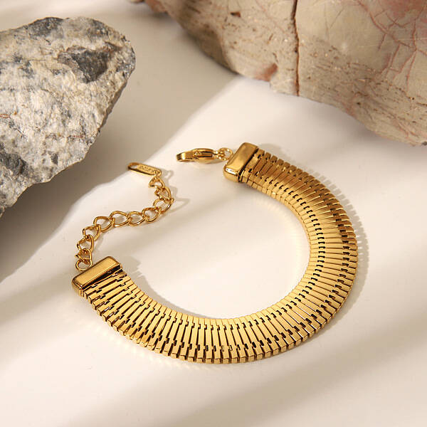 304 Stainless Steel Link Chain Bracelets for Women
