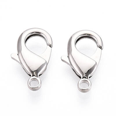 Brass Lobster Claw Clasps