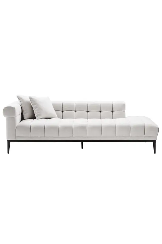 (Open Box)  White Tufted Sofa | Eichholtz Aurelio