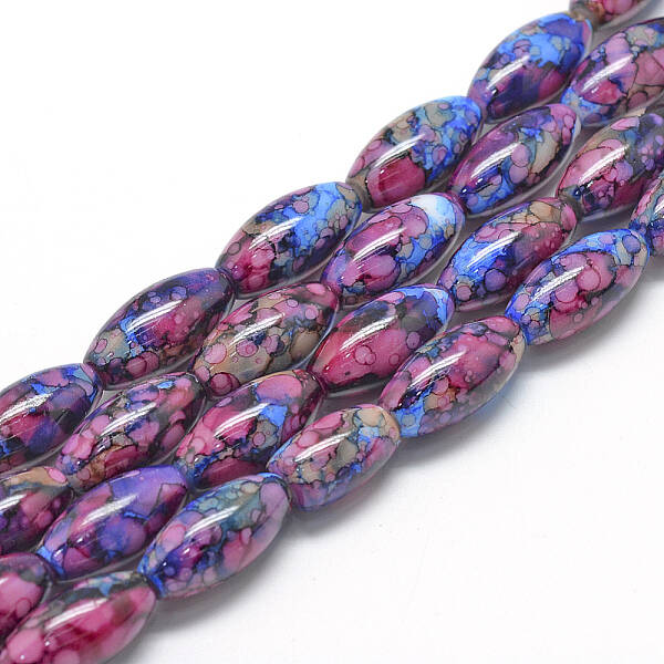 Baking Painted Glass Beads Strands